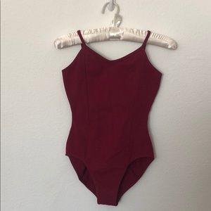 Unlabeled Adult Small Scarlet Leotard. NWOT